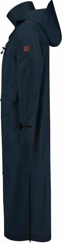 MGO Leisure Wear MGO Storm Extra Lange Regenjas - Dames Jack - Blauw - Maat L 3 MGO Leisure Wear MGO Storm Extra Lange Regenjas - Dames Jack - Blauw - Maat L - Afbeelding 3