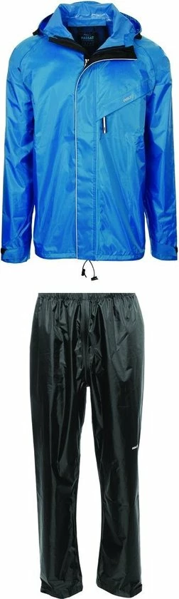 AGU Passat Regenpak Essential - Blauw - L - Dames & Heren - Waterdicht 1 AGU Passat Regenpak Essential - Blauw - L - Dames & Heren - Waterdicht
