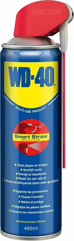 WD-40® Smart Straw® Multi-Use Product - 450ml - Multispray - Smeermiddel, Ontvetter En Anti-Corrosie 7 WD-40® Smart Straw® Multi-Use Product - 450ml - Multispray - Smeermiddel, Ontvetter En Anti-Corrosie - Afbeelding 7