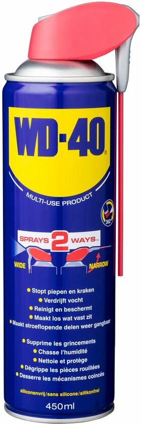 WD-40® Smart Straw® Multi-Use Product - 450ml - Multispray - Smeermiddel, Ontvetter En Anti-Corrosie 8 WD-40® Smart Straw® Multi-Use Product - 450ml - Multispray - Smeermiddel, Ontvetter En Anti-Corrosie - Afbeelding 8