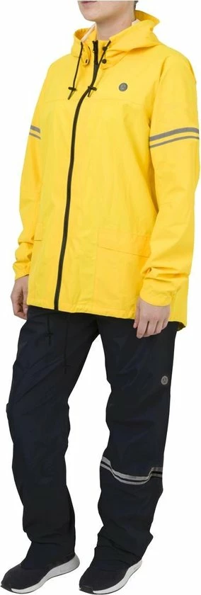 AGU Original Regenpak Essential - Geel/Zwart - L - Dames & Heren - Waterdicht & Ademend 10 AGU Original Regenpak Essential - Geel/Zwart - L - Dames & Heren - Waterdicht & Ademend - Afbeelding 10