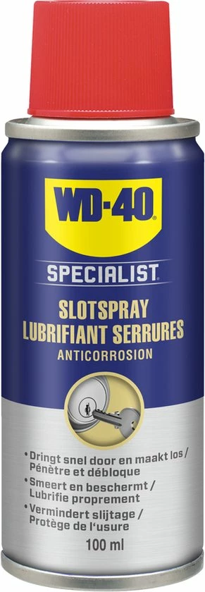 WD-40 Specialist® Slotspray - 100ml - Sloten Spray - Smeermiddel - Smeermiddel Voor Alle Soorten Sloten 1 WD-40 Specialist® Slotspray - 100ml - Sloten Spray - Smeermiddel - Smeermiddel Voor Alle Soorten Sloten
