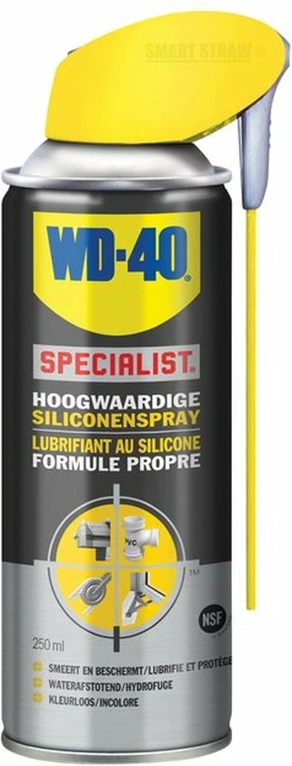 WD-40 Specialist® Siliconenspray - 250ml - Smeermiddel - Siliconenvet - Voor Hogedruk Apparatuur 6 WD-40 Specialist® Siliconenspray - 250ml - Smeermiddel - Siliconenvet - Voor Hogedruk Apparatuur - Afbeelding 6