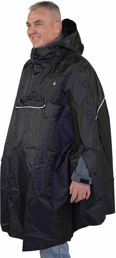 BJ?RNSON BJ RNSON Haps Regenponcho Fiets Dames & Heren - Fietsponcho - Zwart 16 BJ?RNSON BJ RNSON Haps Regenponcho Fiets Dames & Heren - Fietsponcho - Zwart - Afbeelding 16