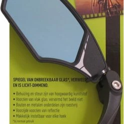 Fietsspiegel - Spiegel Mirage Links - Dimmend Glas - Multi-verstelbaar - Voor Speed-pedelec