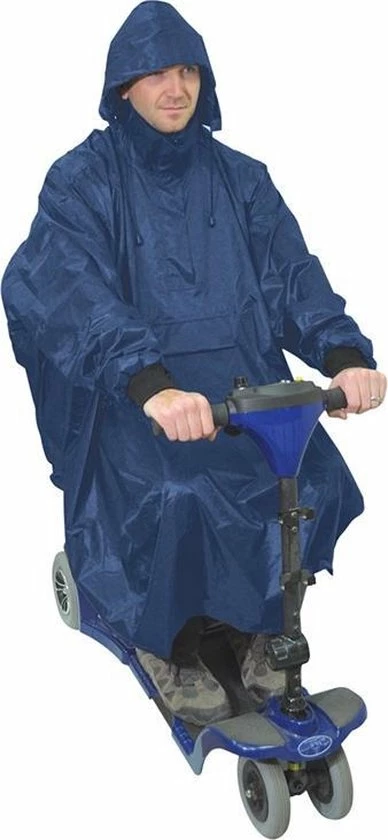 Aidapt Regenjas Scootmobiel - Met Mouwen 1 Aidapt Regenjas Scootmobiel - Met Mouwen