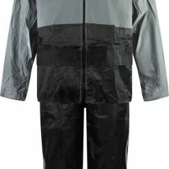 C-Line Regenpak Met Capuchon - Reflecterende Jas - Nieuw Model - Kinder Maat 158/164