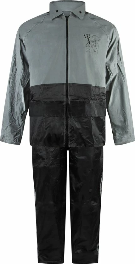 C-Line Regenpak Met Capuchon - Reflecterende Jas - Nieuw Model - Kinder Maat 158/164 1 C-Line Regenpak Met Capuchon - Reflecterende Jas - Nieuw Model - Kinder Maat 158/164