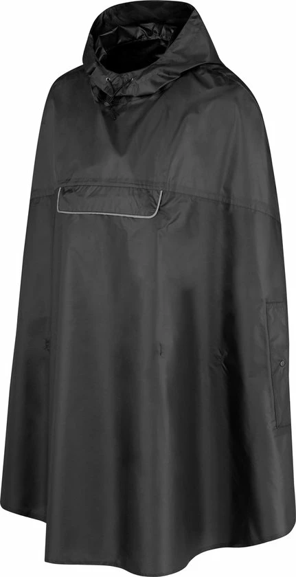 BJ?RNSON BJ RNSON Haps Regenponcho Fiets Dames & Heren - Fietsponcho - Zwart 3 BJ?RNSON BJ RNSON Haps Regenponcho Fiets Dames & Heren - Fietsponcho - Zwart - Afbeelding 3