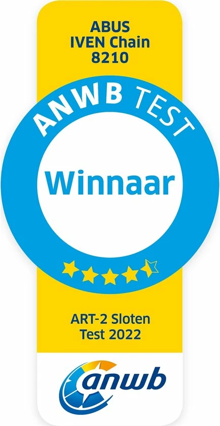 ABUS Iven 8210 Kettingslot - ART2 - 140 Cm - Winnaar ANWB Slotentest 2022 13 ABUS Iven 8210 Kettingslot - ART2 - 140 Cm - Winnaar ANWB Slotentest 2022 - Afbeelding 13