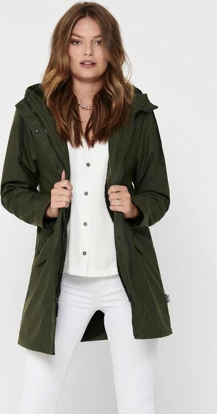 ONLY ONLSALLY RAINCOAT CC OTW Dames Jas - Maat M 6 ONLY ONLSALLY RAINCOAT CC OTW Dames Jas - Maat M - Afbeelding 6