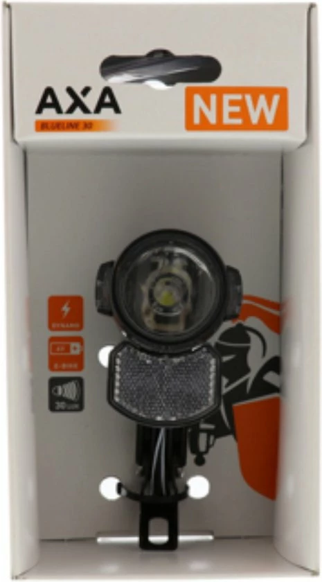 AXA - Blueline 30 Switch - Fietslamp Voorlicht - LED Koplamp Dynamo - 30 Lux 7 AXA - Blueline 30 Switch - Fietslamp Voorlicht - LED Koplamp Dynamo - 30 Lux - Afbeelding 7