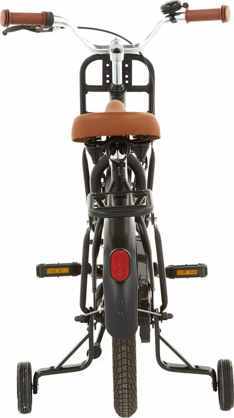 Nogan Mick - Kinderfiets - Jongensfiets - 12 Inch - Mat Zwart 4 Nogan Mick - Kinderfiets - Jongensfiets - 12 Inch - Mat Zwart - Afbeelding 4