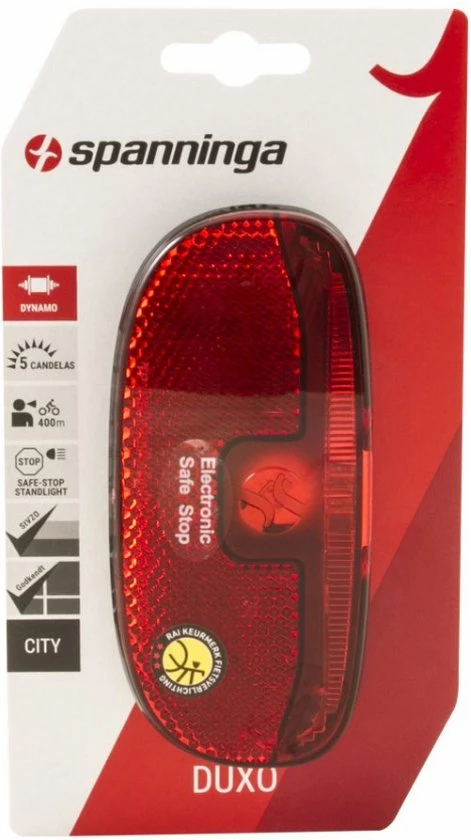 Spanninga Duxo Fiets Achterlicht - Batterij 12 Spanninga Duxo Fiets Achterlicht - Batterij - Afbeelding 12