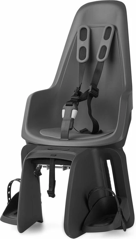 Bobike One Maxi Fietsstoeltje Achter BD - Urban Grey 1 Bobike One Maxi Fietsstoeltje Achter BD - Urban Grey