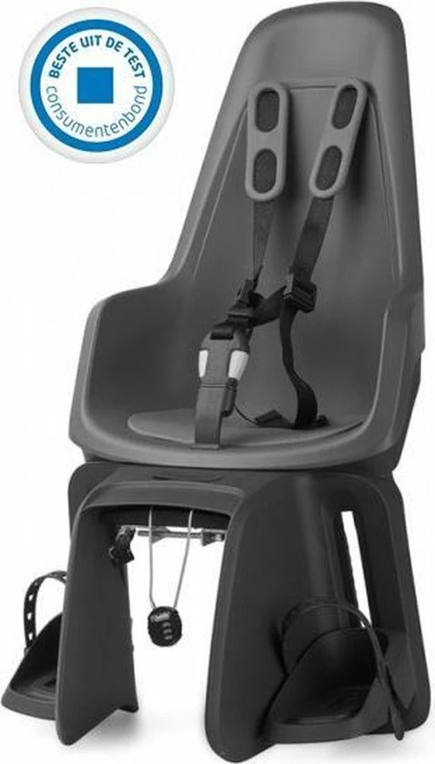 Bobike One Maxi Fietsstoeltje Achter BD - Urban Grey 16 Bobike One Maxi Fietsstoeltje Achter BD - Urban Grey - Afbeelding 16