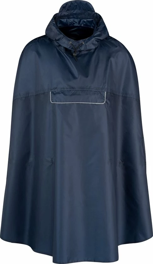 BJ?RNSON BJ RNSON Haps Regenponcho Fiets Dames & Heren - Fietsponcho - Donkerblauw 1 BJ?RNSON BJ RNSON Haps Regenponcho Fiets Dames & Heren - Fietsponcho - Donkerblauw
