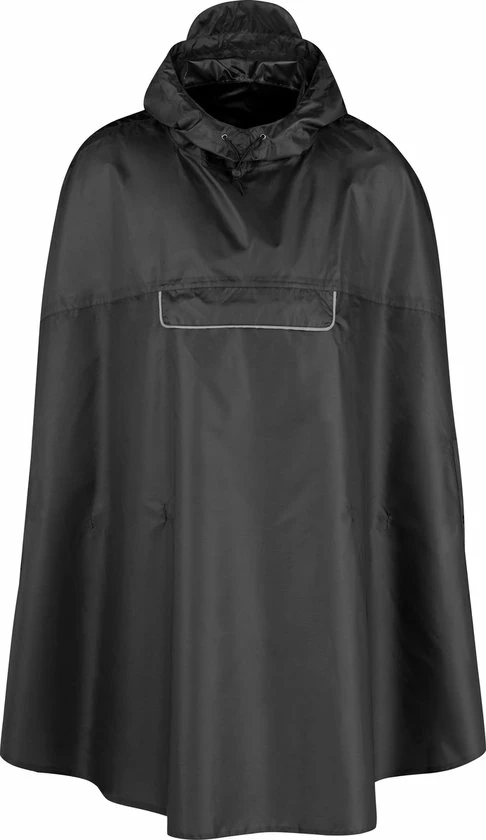 BJ?RNSON BJ RNSON Haps Regenponcho Fiets Dames & Heren - Fietsponcho - Zwart 1 BJ?RNSON BJ RNSON Haps Regenponcho Fiets Dames & Heren - Fietsponcho - Zwart