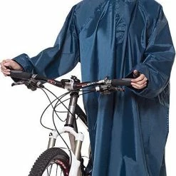 Fuegobird - Poncho Regenponcho - Fiets Wandel Motor - Outdoor Poncho - Kwaliteit Poncho - One Size - Unisex Cyan
