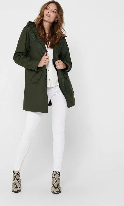 ONLY ONLSALLY RAINCOAT CC OTW Dames Jas - Maat M 7 ONLY ONLSALLY RAINCOAT CC OTW Dames Jas - Maat M - Afbeelding 7