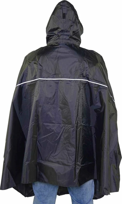 BJ?RNSON BJ RNSON Haps Regenponcho Fiets Dames & Heren - Fietsponcho - Zwart 15 BJ?RNSON BJ RNSON Haps Regenponcho Fiets Dames & Heren - Fietsponcho - Zwart - Afbeelding 15