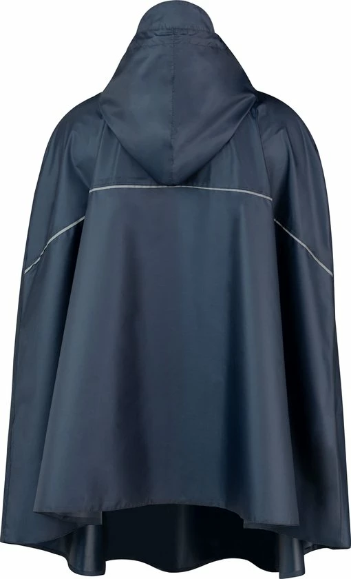BJ?RNSON BJ RNSON Haps Regenponcho Fiets Dames & Heren - Fietsponcho - Donkerblauw 2 BJ?RNSON BJ RNSON Haps Regenponcho Fiets Dames & Heren - Fietsponcho - Donkerblauw - Afbeelding 2