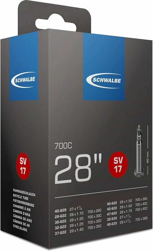 Schwalbe Binnenband 27/28 X 1.10/1.75 (28/47-609/635) Fv 40 Mm 7 Schwalbe Binnenband 27/28 X 1.10/1.75 (28/47-609/635) Fv 40 Mm - Afbeelding 7