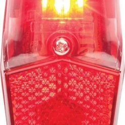 AXA Run Compact - Fiets Achterlicht - LED Fietsverlichting Op Batterij - Spatbord Montage Rood