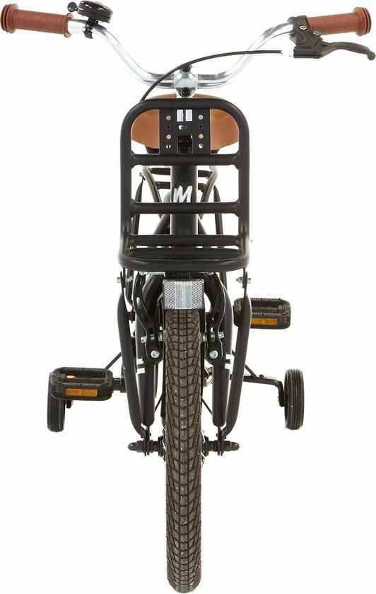 Nogan Mick - Kinderfiets - Jongensfiets - 12 Inch - Mat Zwart 5 Nogan Mick - Kinderfiets - Jongensfiets - 12 Inch - Mat Zwart - Afbeelding 5