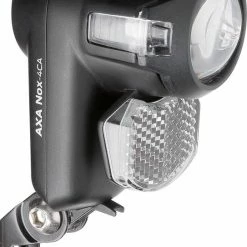AXA - Nox City 4 Lux - Fietslamp Voorlicht - LED Koplamp - Fietsverlichting Op Batterij - Auto/Off - Zwart -Windgoo Shop 543x840 2