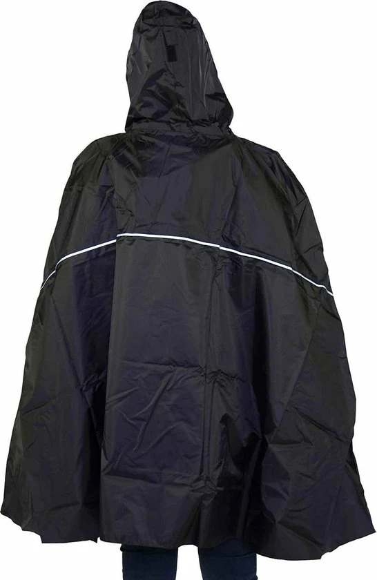 BJ?RNSON BJ RNSON Haps Regenponcho Fiets Dames & Heren - Fietsponcho - Zwart 18 BJ?RNSON BJ RNSON Haps Regenponcho Fiets Dames & Heren - Fietsponcho - Zwart - Afbeelding 18