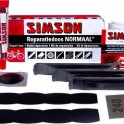 Simson Bandenreparatieset - Bandenplakset Compleet - Type Normaal T.b.v. Fiets - 7 Delig -Windgoo Shop 550x257