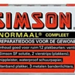 Simson Bandenreparatieset - Bandenplakset Compleet - Type Normaal T.b.v. Fiets - 7 Delig -Windgoo Shop 550x276