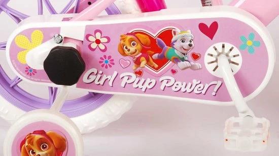 Volare Paw Patrol Kinderfiets - Meiden - 12 Inch - Roze - Doortrapper 7 Volare Paw Patrol Kinderfiets - Meiden - 12 Inch - Roze - Doortrapper - Afbeelding 7