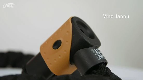 VINZ Jannu ART 3 Kettingslot 100 Cm / Fietsslot / Scooterslot / Motorslot 2 VINZ Jannu ART 3 Kettingslot 100 Cm / Fietsslot / Scooterslot / Motorslot - Afbeelding 2