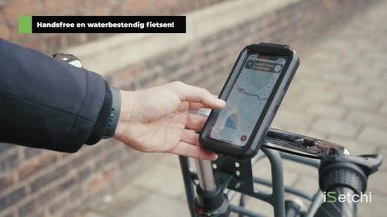 ISetchi Telefoonhouder Fiets Waterdicht L (5.5 Tot 7 Inch) - 360 Graden Rotatie - Ook Voor Scooter & Motor - Gsm Houder Fiets - Waterdicht IP67 Level - Zwart 2 ISetchi Telefoonhouder Fiets Waterdicht L (5.5 Tot 7 Inch) - 360 Graden Rotatie - Ook Voor Scooter & Motor - Gsm Houder Fiets - Waterdicht IP67 Level - Zwart - Afbeelding 2