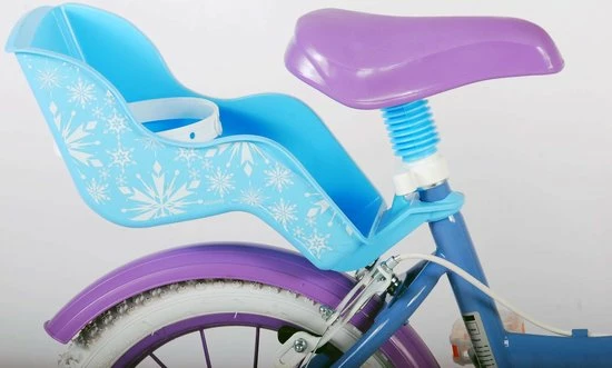 Disney Frozen 2 Kinderfiets - Meisjes - 14 Inch - Blauw/Paars - Twee Handremmen 15 Disney Frozen 2 Kinderfiets - Meisjes - 14 Inch - Blauw/Paars - Twee Handremmen - Afbeelding 15