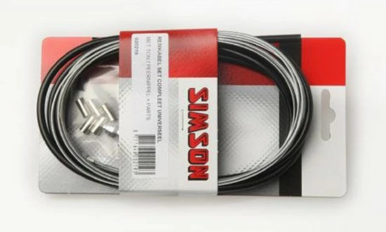 Simson Remkabelset Universeel Zwart 4 Simson Remkabelset Universeel Zwart - Afbeelding 4