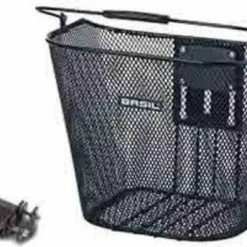 Basil Bremen BE - Fietsmand - Inclusief Systeem - Voorop - Zwart -Windgoo Shop 550x344 4