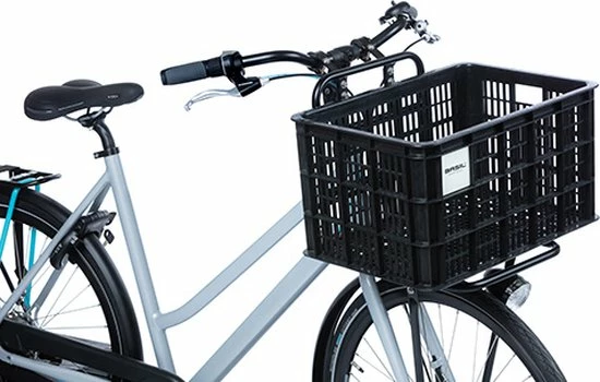 Basil Fietskrat L - Groot - 40 Liter - Zwart 6 Basil Fietskrat L - Groot - 40 Liter - Zwart - Afbeelding 6