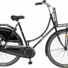 Wheelerz Omafiets 28 Inch Zwart Met Voordrager