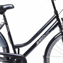 Amigo Moves - Damesfiets 28 Inch - Fiets Met 6 Versnellingen - Matzwart -Windgoo Shop 550x366 128
