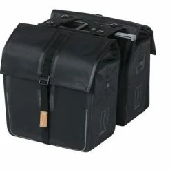 Basil Urban Dry Dubbele Fietstas MIK - Zwart - 50 Liter
