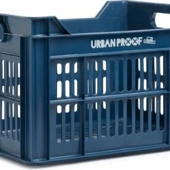 Gerecyclede Fietskrat Urban Proof 30 Liter - Donkerblauw