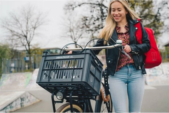Urban Proof - Fietskrat - 30 L - Zwart 4 Urban Proof - Fietskrat - 30 L - Zwart - Afbeelding 4