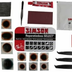 Simson Bandenreparatieset - Bandenplakset Compleet - Type Select T.b.v. Fiets - 23 Delig -Windgoo Shop 550x371 3
