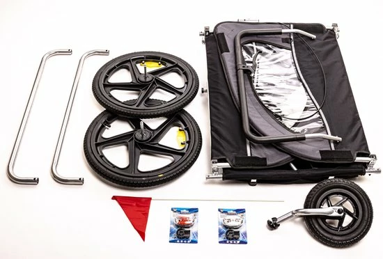 Michezo Fietskar Voor 2 Kinderen + Gratis Verlichting 6 Michezo Fietskar Voor 2 Kinderen + Gratis Verlichting - Afbeelding 6