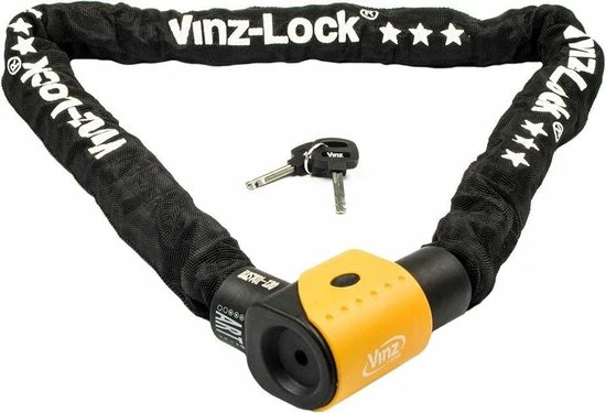 VINZ Jannu ART 3 Kettingslot 100 Cm / Fietsslot / Scooterslot / Motorslot 1 VINZ Jannu ART 3 Kettingslot 100 Cm / Fietsslot / Scooterslot / Motorslot