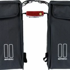 Basil Mara XXL Dubbele Fietstas - Zwart - 46 Liter -Windgoo Shop 550x382 4