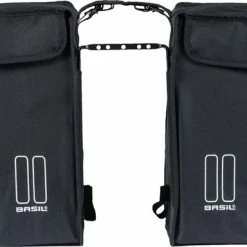 Basil Mara XXL Dubbele Fietstas - Zwart - 46 Liter -Windgoo Shop 550x384 2
